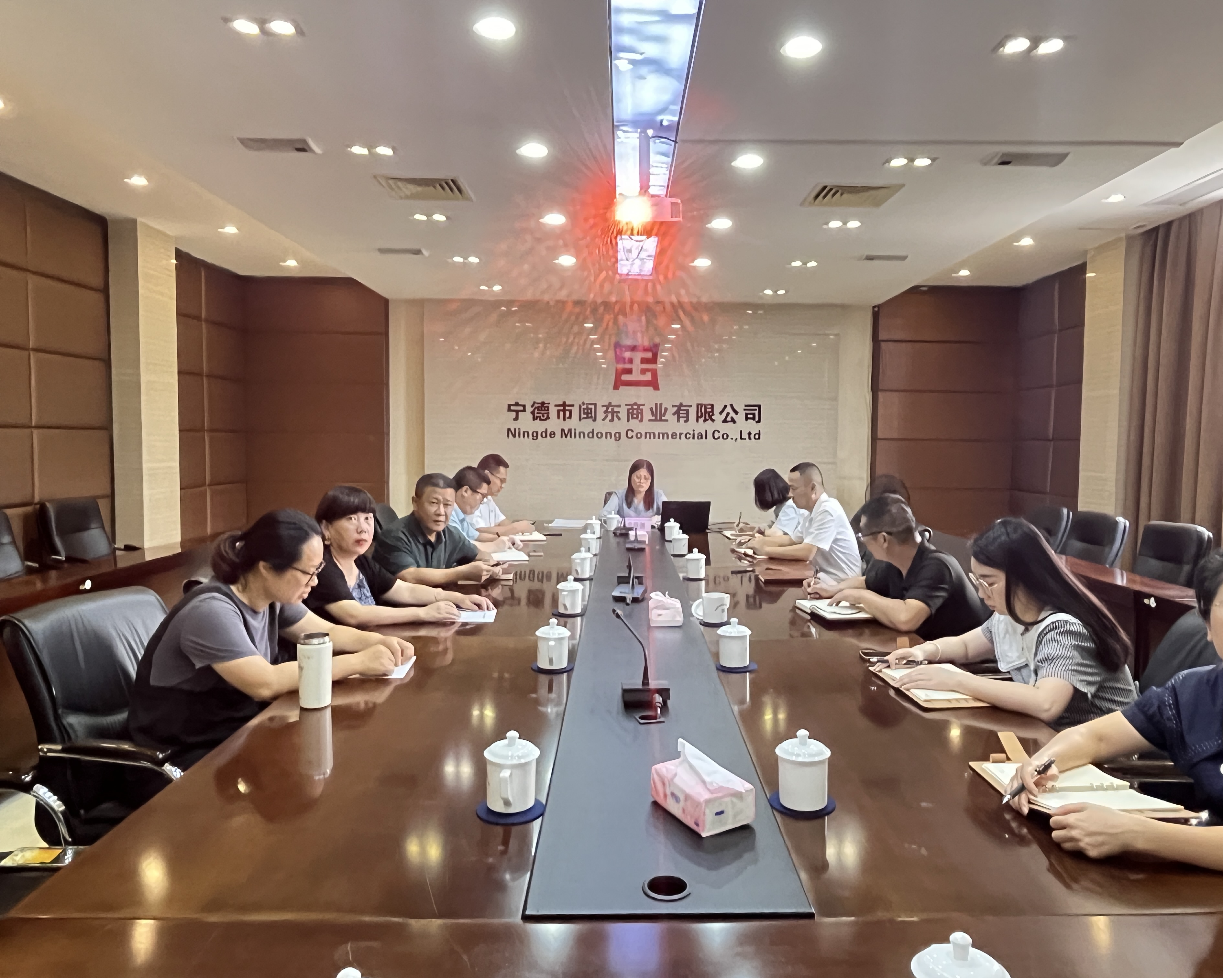 市國投公司領導為閩東商業公司講授紀律專題黨課