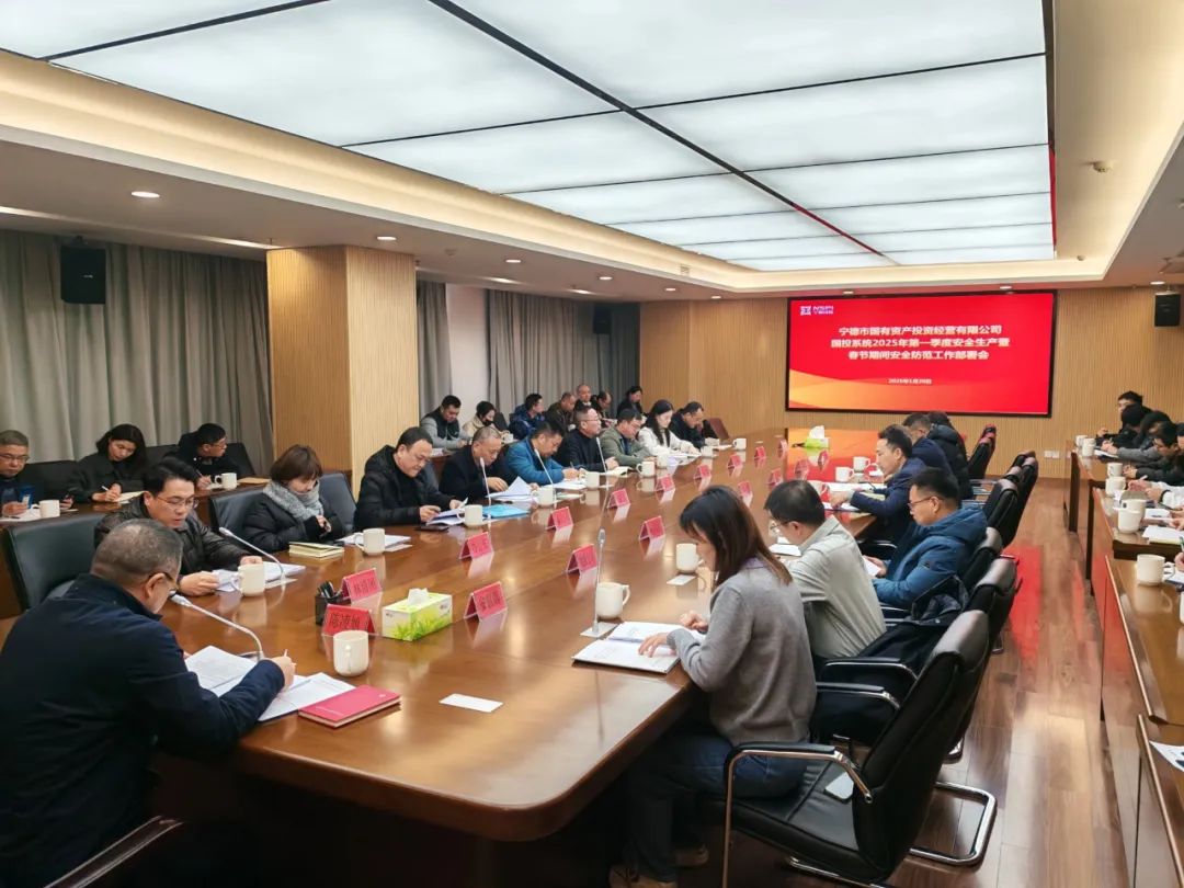 市國投公司召開國投系統2025年第一季度安全生產暨春節期間安全防范工作部署會